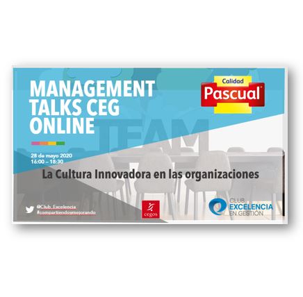 Management Talks Online - Presentación CEG 12 -  La Cultura Innovadora en las organizaciones