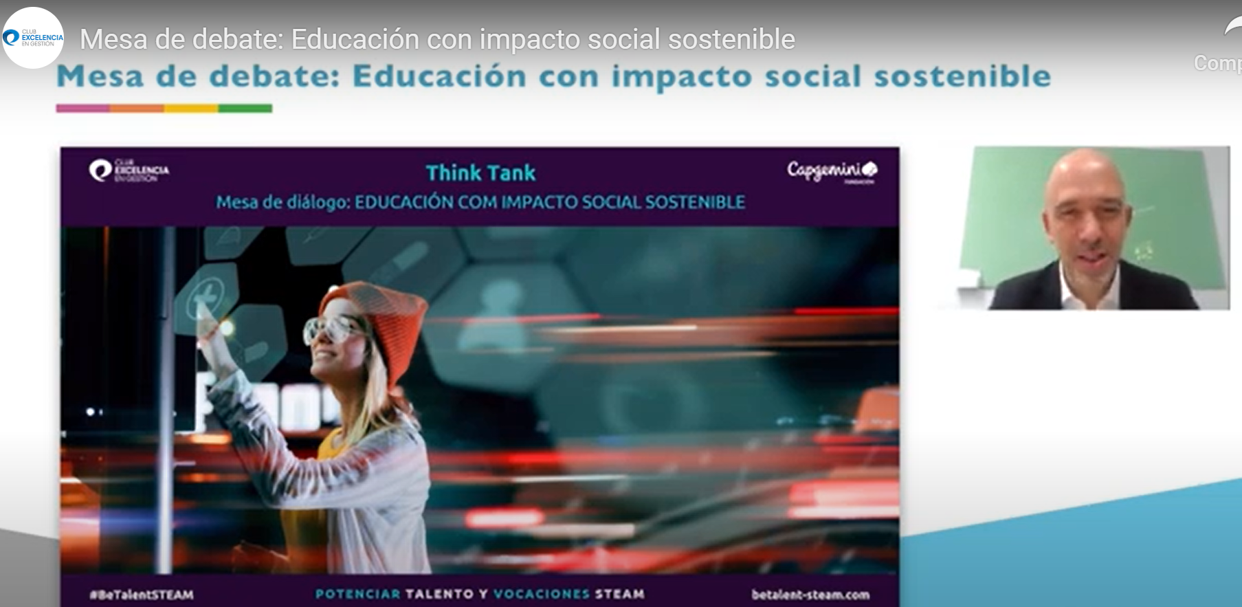 Mesa de debate: Educación con impacto social sostenible