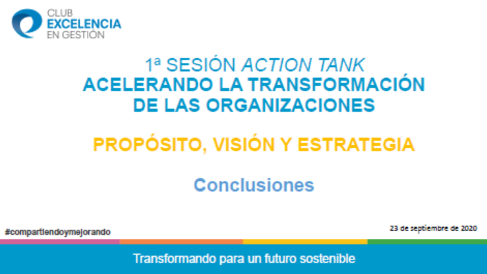 02 1ª sesión. Action Tank para acelerar la transformación de las organizaciones