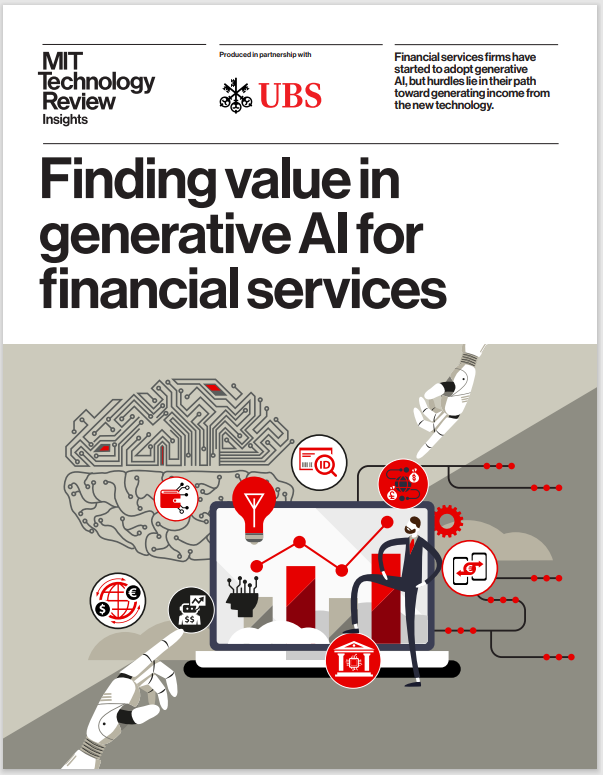 Imagen  1. Finding value in generative AI for financial services