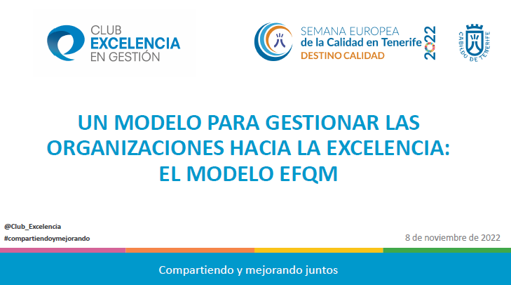 Un modelo para gestionar las organizaciones hacia la excelencia: el Modelo EFQM